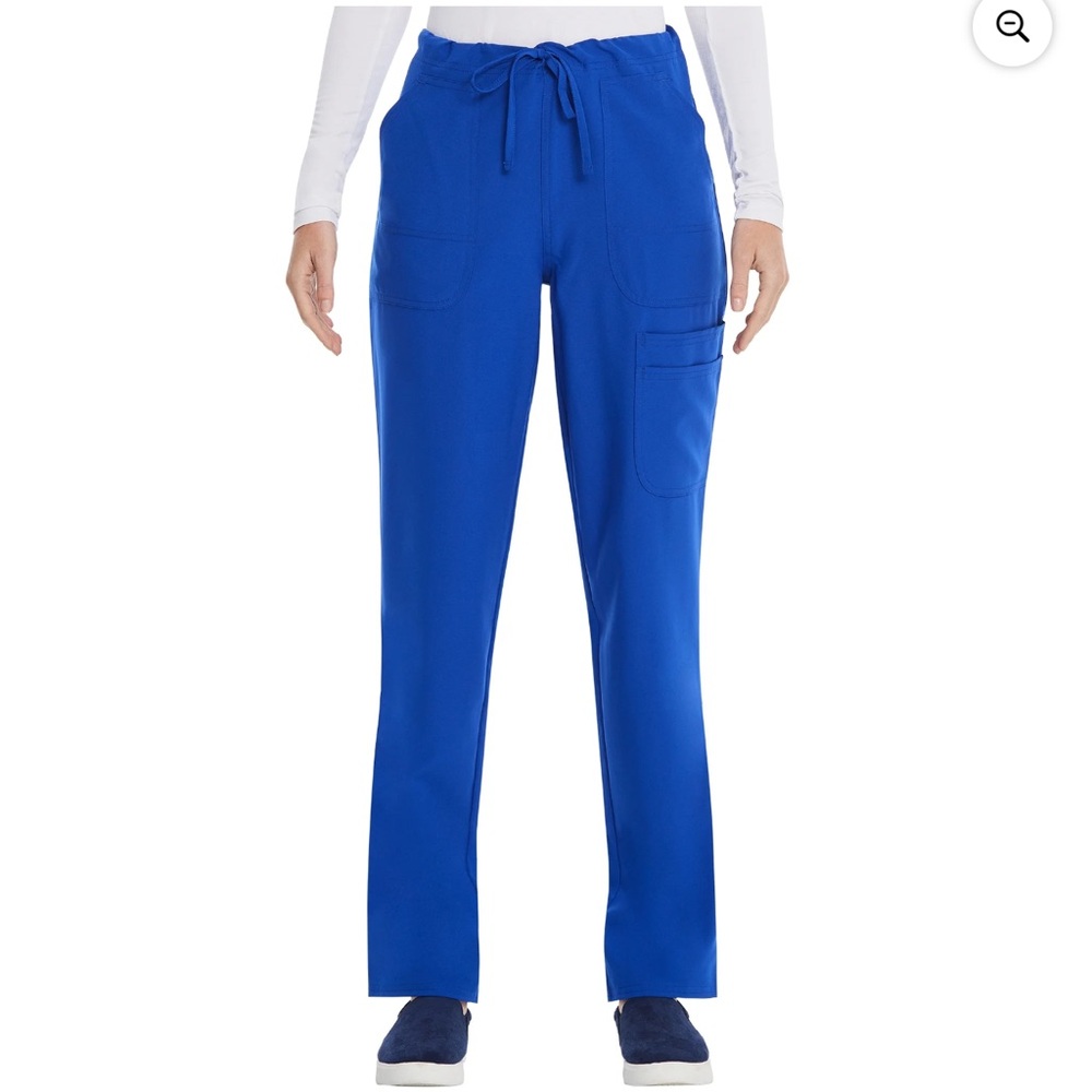 💜Scrubstar Women's Core Essentials Drawstring Cargo Scrub Pants Size:Medium
